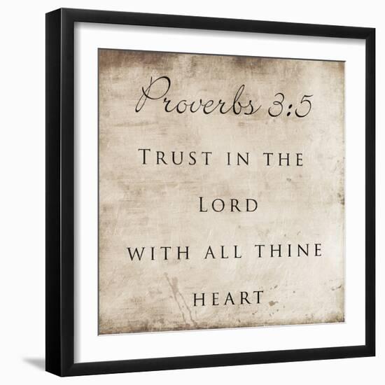 Thine Heart-Jace Grey-Framed Art Print