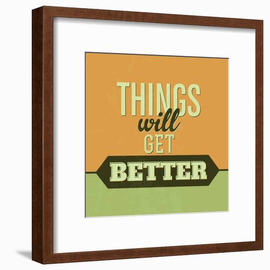 Thing Will Get Better 1-Lorand Okos-Framed Art Print