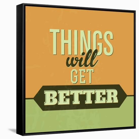 Thing Will Get Better 1-Lorand Okos-Framed Stretched Canvas