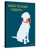 Things Happen - Blue Version-Dog is Good-Stretched Canvas