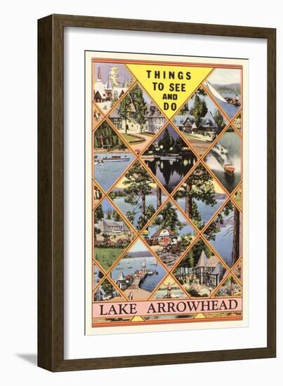 Things to See and Do in Lake Arrowhead, California-null-Framed Art Print