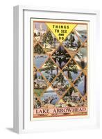 Things to See and Do in Lake Arrowhead, California-null-Framed Art Print