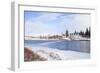 Thingvallabaer and Church by the River Oxara, Thingvellir National Park, Iceland-Neale Clark-Framed Photographic Print