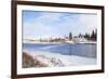 Thingvallabaer and Church by the River Oxara, Thingvellir National Park, Iceland-Neale Clark-Framed Photographic Print