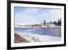 Thingvallabaer and Church by the River Oxara, Thingvellir National Park, Iceland-Neale Clark-Framed Photographic Print