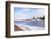 Thingvallabaer and Church by the River Oxara, Thingvellir National Park, Iceland-Neale Clark-Framed Photographic Print