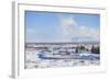 Thingvallabaer and River Oxara, Thingvellir National Park, UNESCO World Heritage Site, Iceland-Neale Clark-Framed Photographic Print