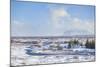 Thingvallabaer and River Oxara, Thingvellir National Park, UNESCO World Heritage Site, Iceland-Neale Clark-Mounted Photographic Print