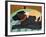 Think A Happy Thought Black-Stephen Huneck-Framed Giclee Print