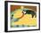 Think A Happy Thought Yellow Black Cat-Stephen Huneck-Framed Giclee Print