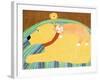 Think A Happy Thought Yellow-Stephen Huneck-Framed Giclee Print