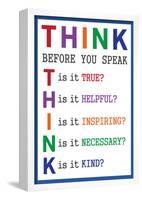 Think Before You Speak-null-Framed Poster