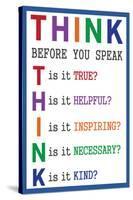 Think before You Speak-null-Stretched Canvas