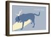 Think Big - Blue Version-Dog is Good-Framed Premium Giclee Print