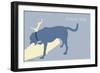 Think Big - Blue Version-Dog is Good-Framed Premium Giclee Print