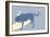 Think Big - Blue Version-Dog is Good-Framed Art Print