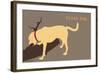 Think Big - Naturals Version-Dog is Good-Framed Art Print