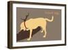 Think Big - Naturals Version-Dog is Good-Framed Premium Giclee Print