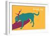 Think Big - Rainbow Version-Dog is Good-Framed Premium Giclee Print