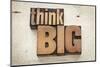 Think Big-PixelsAway-Mounted Photographic Print