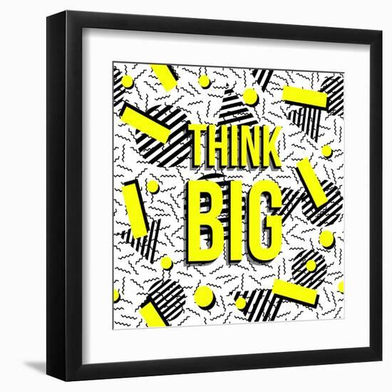 Think Big!-cienpies-Framed Art Print