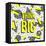 Think Big!-cienpies-Framed Stretched Canvas