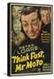 Think Fast, Mr. Moto, Peter Lorre, 1937-null-Framed Stretched Canvas