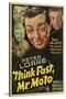 Think Fast, Mr. Moto, Peter Lorre, 1937-null-Stretched Canvas