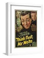 Think Fast, Mr. Moto, Peter Lorre, 1937-null-Framed Photo