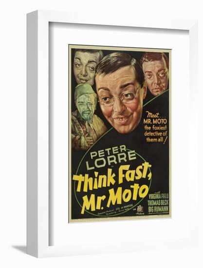 Think Fast, Mr. Moto, Peter Lorre, 1937-null-Framed Photo