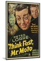 Think Fast, Mr. Moto, Peter Lorre, 1937-null-Mounted Photo