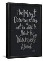 Think For Yourself Aloud-null-Framed Poster