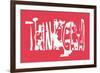 Think Ghandi by Annimo-null-Framed Premium Giclee Print