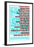 Think God Can't Use You?-null-Framed Art Print