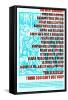 Think God Can't Use You?-null-Framed Stretched Canvas