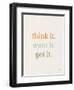 Think It Retro-Laura Marshall-Framed Art Print