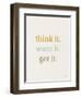 Think It Retro-Laura Marshall-Framed Premium Giclee Print