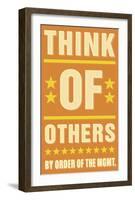 Think of Others-John Golden-Framed Art Print