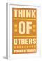 Think of Others-John Golden-Framed Art Print