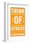 Think of Others-John Golden-Framed Art Print