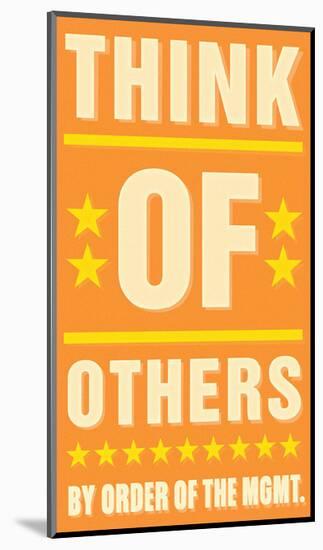 Think of Others-John Golden-Mounted Art Print