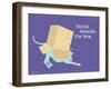 Think Outside Box-Dog is Good-Framed Art Print