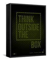 Think Outside of The Box Poster-NaxArt-Framed Stretched Canvas