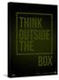 Think Outside of The Box Poster-NaxArt-Stretched Canvas