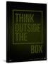 Think Outside of The Box Poster-NaxArt-Stretched Canvas