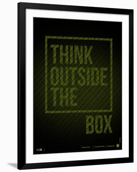 Think Outside of The Box Poster-NaxArt-Framed Premium Giclee Print