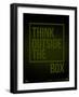 Think Outside of The Box Poster-NaxArt-Framed Art Print