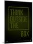 Think Outside of The Box Poster-NaxArt-Mounted Art Print