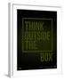 Think Outside of The Box Poster-NaxArt-Framed Art Print