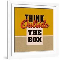 Think Outside the Box 1-Lorand Okos-Framed Art Print